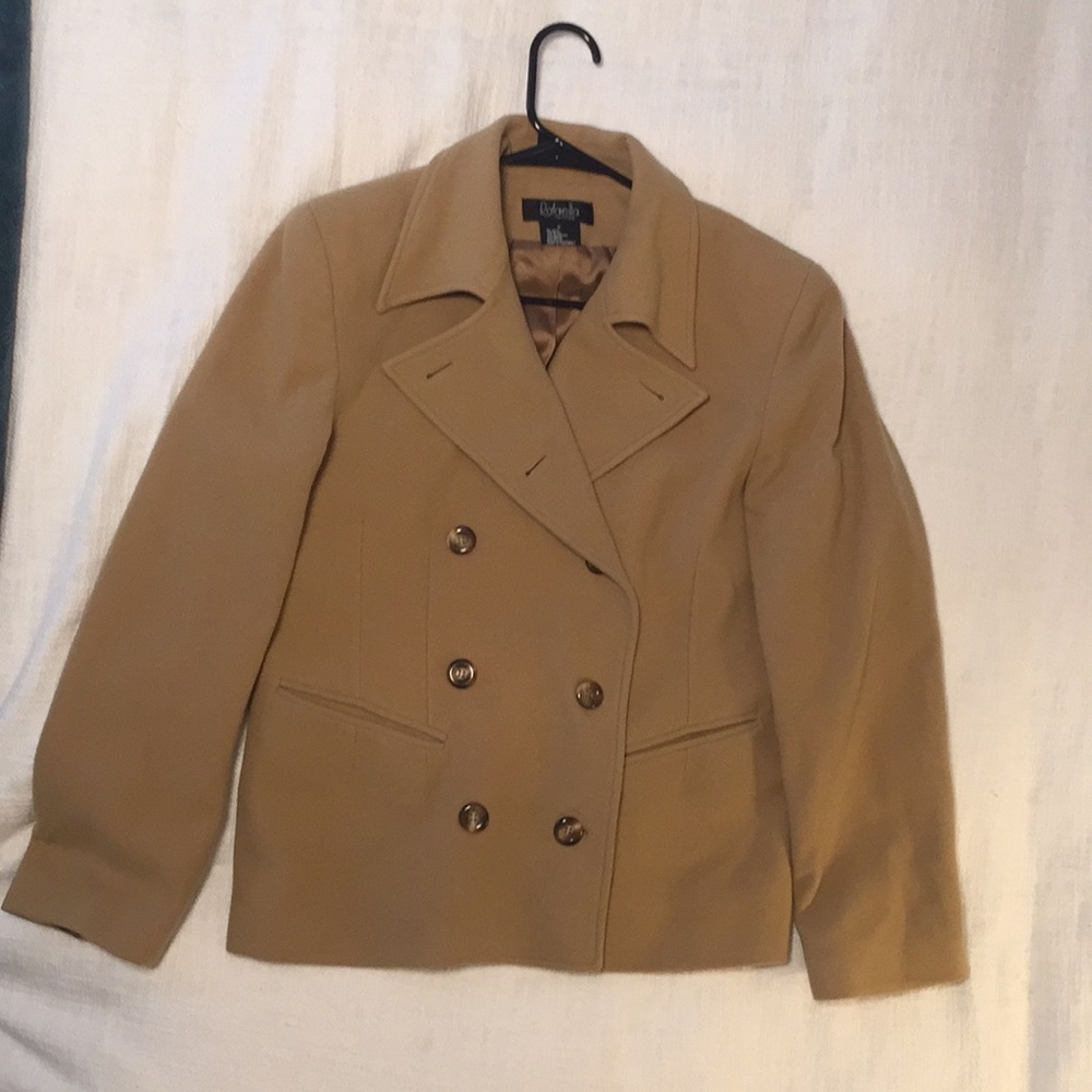 Women’s brown pea coat